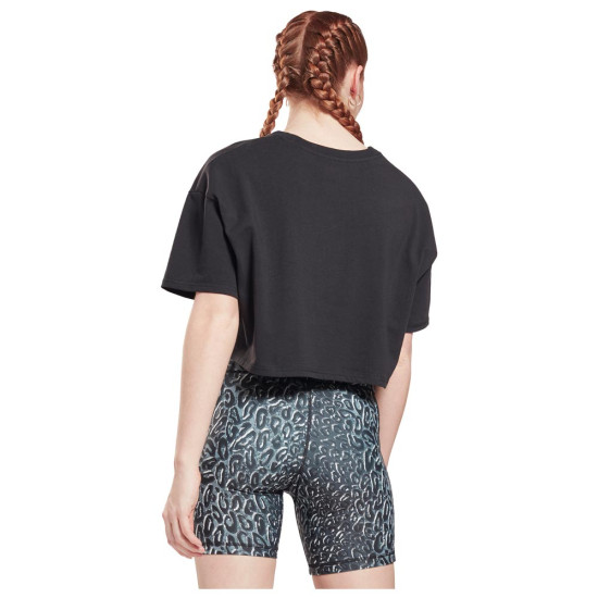 Reebok Γυναικεία κοντομάνικη μπλούζα Studio Cropped Reebok Γυναικεία κοντομάνικη μπλούζα Studio Cropped